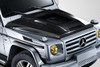 2000-2018 Mercedes G Class W463 Carbon Creations Window Hood - 1 Piece / Vehicle Year Make Model Trim - 2000-2018-Mercedes G Class ALL / Product Type - Hood / Style Name -Window / Kit Material - Carbon Fiber / Notes - Note: Hood pins are required.