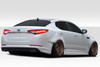 2011-2013 Kia Optima Duraflex CPR Body Kit - 13 Piece - Includes 116099 CPR Front Lip, 116103 CPR Side Skirts,, 116104 CPR Front Fender Flares, 116105 CPR Rear Fender Flares.  / Vehicle Year Make Model Trim - 2011-2013-Kia Optima ALL / Product Type - Kit / Style Name -CPR / Kit Material - FRP (Fiberglass Reinforced Plastics) / Notes -