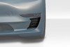 2017-2023 Tesla Model 3 Duraflex Vortex Front Bumper Vent Trim - 2 Pieces (S) / Vehicle Year Make Model Trim - 2017-2023-Tesla Model 3 ALL / Product Type - Accessory / Style Name -Vortex / Kit Material - FRP (Fiberglass Reinforced Plastics) / Notes -
