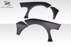 2022-2023 Toyota GR86 Duraflex GT Competition Wide Body Front Fender Flares ( For use with oem front bumper) - 4 Pieces / Vehicle Year Make Model Trim - 2022-2023-Toyota GR86 ALL / Product Type - Fender Flare / Style Name -GT Competition / Kit Material - FRP (Fiberglass Reinforced Plastics) / Notes -