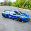 EOS Z06 Style Side Skirt Rocker Panels - Hydro Dipped Carbon - C8 Corvette (SS-670-CFLK)