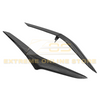 EOS Carbon Fiber Side Fender Vent Door Garnish - C8 Corvette Z06 (VENT-698-BKCF_DH-699-BKCF)