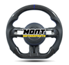 Carbon Fiber Steering Wheel w. Custom Options - 15-23 Ford Mustang