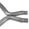 BBK 11-14 Mustang 3.7 V6 Short Mid X Pipe With Catalytic Converters 2-1/2 For BBK Long Tube Headers - 1461