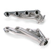 BBK 79-93 Mustang 351 Swap Shorty Unequal Length Exhaust Headers - 1-5/8 Silver Ceramic - 15110