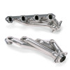 BBK 79-93 Mustang 351 Swap Shorty Unequal Length Exhaust Headers - 1-5/8 Silver Ceramic - 15110