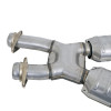 BBK 94-95 Mustang 5.0 High Flow X Pipe With Catalytic Converters - 2-1/2 - 1663