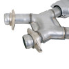 BBK 94-95 Mustang 5.0 Short Mid X Pipe With Catalytic Converters 2-1/2 For BBK Long Tube Headers - 1672