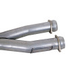 BBK 79-04 Mustang Coyote Swap Short Mid X Pipe w Catalytic Converters 3.0 For BBK Long Tube Headers - 1786