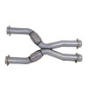 BBK 79-04 Mustang Coyote Swap Short Mid X Pipe w Catalytic Converters 3.0 For BBK Long Tube Headers - 1786