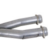 BBK 79-04 Mustang Coyote Swap Short Mid X Pipe w Catalytic Converters 3.0 For BBK Long Tube Headers - 1786
