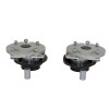 BBK 05-14 Mustang Caster Camber Plate Kit - Silver Anodized Finish - 2551