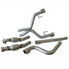 BBK 05-09 Mustang 4.0 V6 True Dual Cat Back Exhaust Conversion Kit With X pipe - 4011