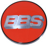 BBS Center Cap 56mm Red/Silver - 10.02.4485