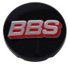 BBS Center Cap 56mm Black/Silver/Red - 10.02.5114