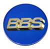BBS Center Cap 70.6mm Blue/Gold (4-Tab) - 56.24.132