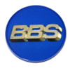 BBS Center Cap 70.6mm Blue/Gold (3-Tab) - 56.24.206