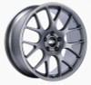 BBS CH-R 18x8.5 5x112 ET47 Satin Titanium Polished Rim Protector Wheel -82mm PFS/Clip Required - CH139TIPO
