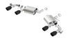 Borla Atak Axleback Exhaust w. Quad Black Tips w. NPP Valves - Gen 6 Camaro SS