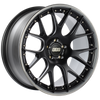 BBS CH-RII 21x10.5 5x120 ET35 Satin Black Center Platinum Lip SS Rim Prot Wheel -82mm PFS/Clip Req - CH604BPPO