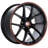 BBS CI-R Nurburgring Edition 20x9 5x120 ET25 Satin Black/Red Lip Wheel - 82mm PFS/Clip Req. - CI0201NE