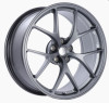 BBS FI 20x8.75 5x114.3 ET44 CB67 Titanium Wheel -82mm PFS/Clip Req - FI025TI