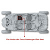 DS18 Loaded 10in Sub Encl Sealed Box IP65 Waterproof Rating IXS10.4D Incl 2017+ Front Passenger Side - CA-X3BASS10LD/P Photo - Close Up