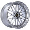 BBS LM 20x10 5x120 ET20 Diamond Silver Center Diamond Cut Lip Wheel -82mm PFS/Clip Required - LM226DSPK