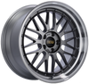 BBS LM 19x9.5 5x120 ET35 Diamond Black Center Diamond Cut Lip Wheel -82mm PFS/Clip Required - LM228DBPK