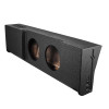 DS18 2x 10in Shallow Down Firing Underseat Ported Box Subwoofer Enclosure Black Spray Paint Finish - EBM-DFPFORDDLX-2X10 Photo - Close Up