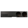 DS18 2x 10in Forward Firing Underseat Ported Box Subwoofer Enclosure- Black Spray Liner Paint Finish - EBM-FFPCHEVY19-2X10 Photo - Close Up