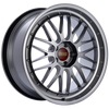 BBS LM 20x9.5 5x114.3 ET40 CB66 Diamond Black Center Diamond Cut Lip Wheel - LM238DBPK