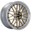 BBS LM 19x8.5 5x112 ET48 Gold Center Diamond Cut Lip Wheel -82mm PFS/Clip Required - LM249GPK