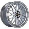 BBS LM 19x9 5x112 ET42 Diamond Silver Center Diamond Cut Lip Wheel -82mm PFS/Clip Required - LM250DSPK
