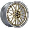BBS LM 19x9 5x112 ET42 Gold Center Diamond Cut Lip Wheel -82mm PFS/Clip Required - LM250GPK