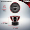 DS18 Hooligan Subwoofer 15in 4000 Watts RMS 2 ohm DVC - HOOL-X15.2DSPL Photo - Close Up