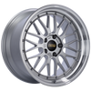 BBS LM 19x9.5 5x120 ET48 Diamond Silver Center Diamond Cut Lip Wheel -82mm PFS/Clip Required - LM259DSPK