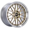BBS LM 19x10 5x120 ET25 Gold Center Polished Lip Wheel -82mm PFS/Clip Required - LM272GPK