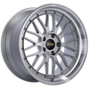 BBS LM 19x11 5x130 ET50 CB71.6 Diamond Silver Center Diamond Cut Lip Wheel - LM282DSPK