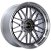 BBS LM 20x9 5x120 ET20 Diamond Black Center Diamond Cut Lip Wheel -82mm PFS/Clip Required - LM283DBPK