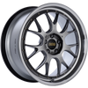 BBS LM-R 20x9.5 5x114.3 ET40 CB66 Diamond Black Center Diamond Cut Lip Wheel - LM329DBPK