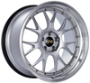 BBS LM-R 20x11 5x114.3 ET20 CB66 Diamond Silver Center Diamond Cut Lip Wheel - LM330DSPK