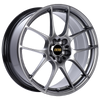 BBS RF 18x8 5x114.3 ET43 Diamond Black Wheel -82mm PFS/Clip Required - RF514DBK