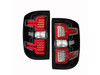 Anzo Sequential LED Tail Lights - Black Housing / Clear Lens - 14-18 Silverado 1500