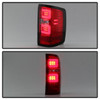 Spyder Light Bar LED Tail Lights - Red Housing / Clear Lens - 16-18 Silverado 1500