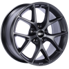 BBS SR 18x8 5x100 ET48 Satin Grey Wheel -70mm PFS/Clip Required - SR024SG