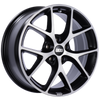 BBS SR 18x8 5x112 ET30 Satin Black Diamond Cut Face Wheel -82mm PFS/Clip Required - SR041VGPK