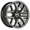 BBS TL-A 20x9 6x135 ET12 CB87 (Ford) Satin Platinum Wheel - TLA0101PS Photo - Primary