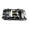 Edelbrock 65-90 BB Chevy Oval Port Heads Performer 2-O Manifold - Black Plasma - 2161-BP Photo - Primary