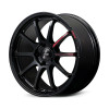 Gram Lights 57NR LIMITED II 17x7.0 +47 5-114.3 Semigloss Black Wheel w/ Black Cap/Stickers/Air Valve - WGN2M47ESB User 1
